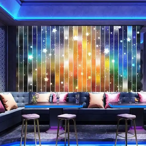 ktv墙纸定制来图夜总会壁纸酒吧壁画背景k歌主题房墙布