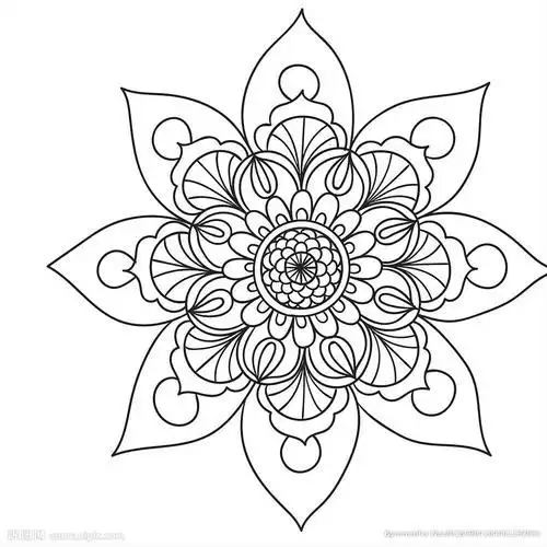 民族图案纹样简笔画