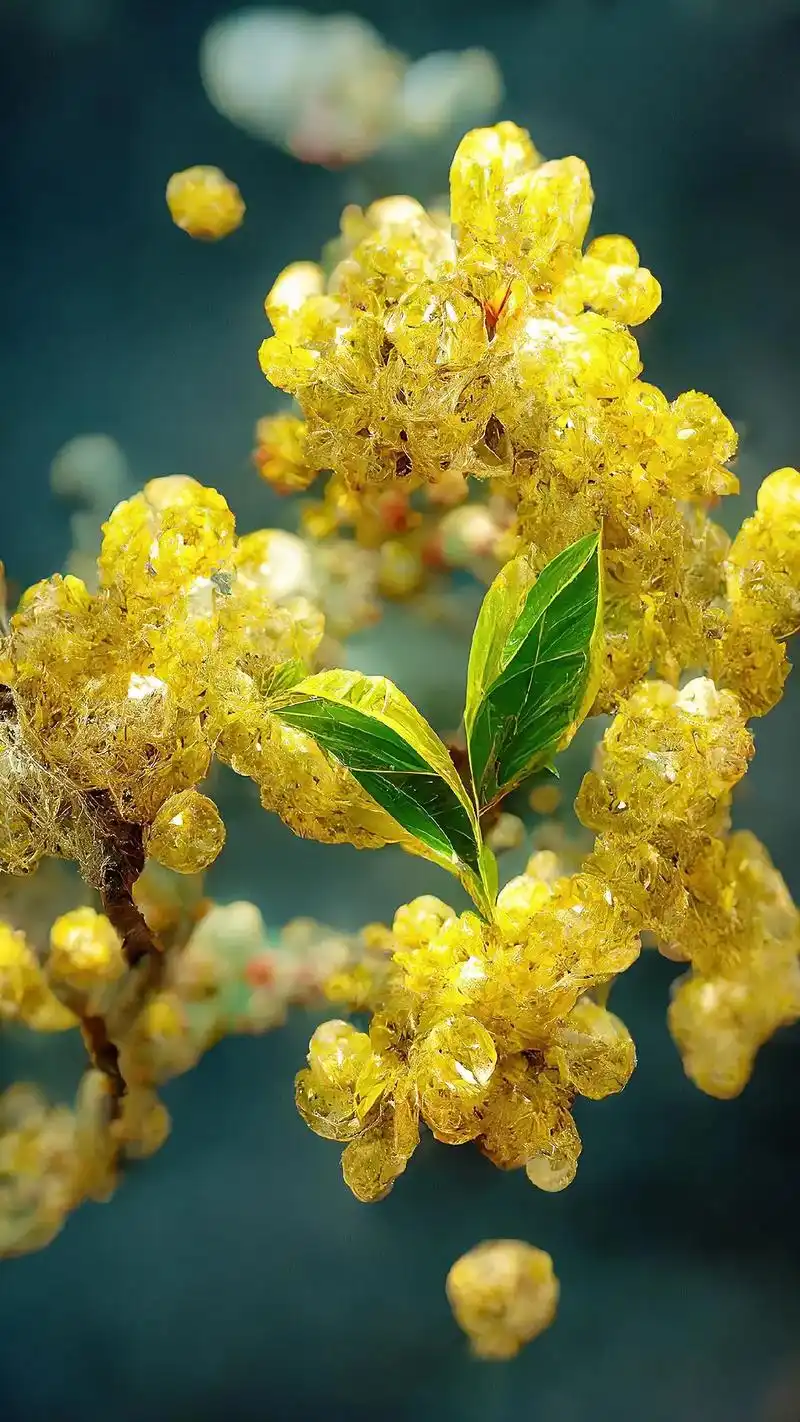 "水晶桂花"有一种花叫桂花,它的花语是:别人对我万般好,我都 - 抖音