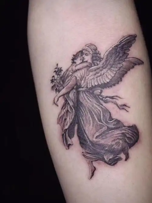 圣母玛利亚_纹身图案手稿图片_龙成颂的纹身作品集