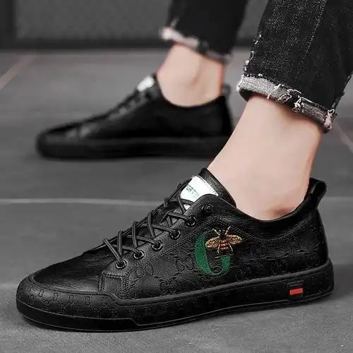 品牌百丽牧貂板鞋男鞋春季韩版时尚潮流休闲鞋男青少年单鞋欧洲站平底