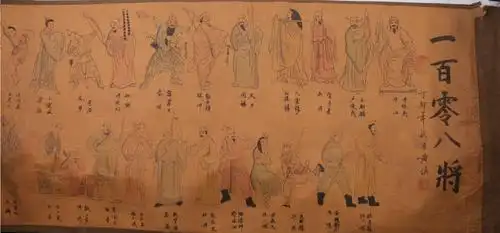 黄慎款水浒一百零八将臻品鉴赏