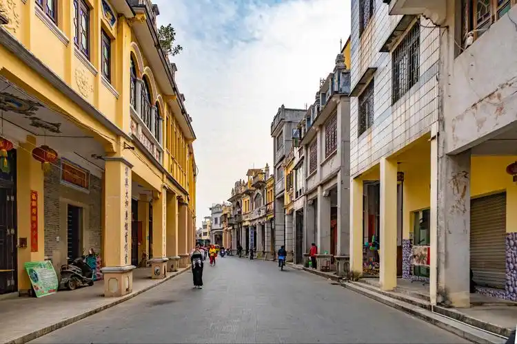 广东珠海斗门旧街.