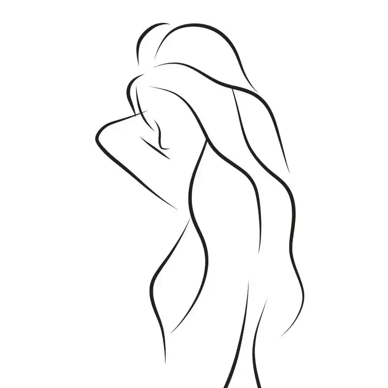 头像丨简约丨线条 简约线条人像