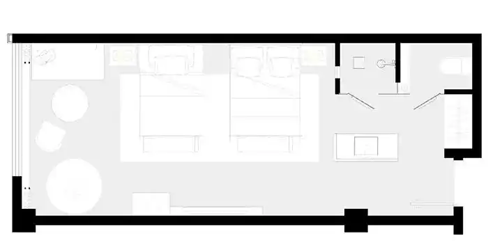 精品酒店亲子房间设计区域划分和设计特点
