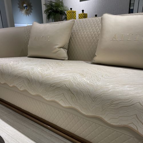 沙发垫四季通用防滑轻奢风现代简约客厅组合贵妃布艺坐垫套罩定做