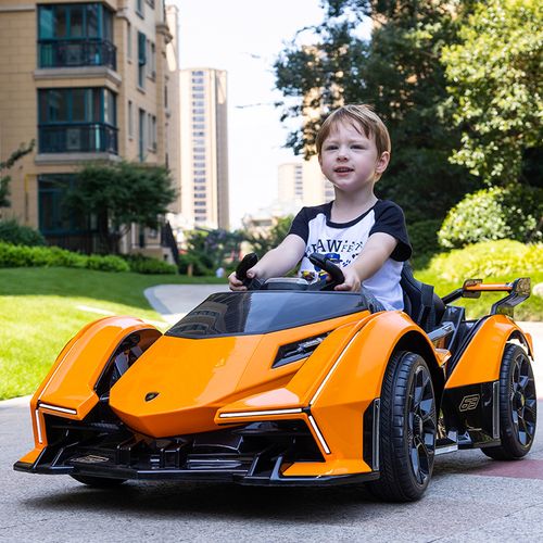 兰博基尼儿童电动车四轮玩具小汽车可坐人小孩宝宝婴儿遥控跑车子