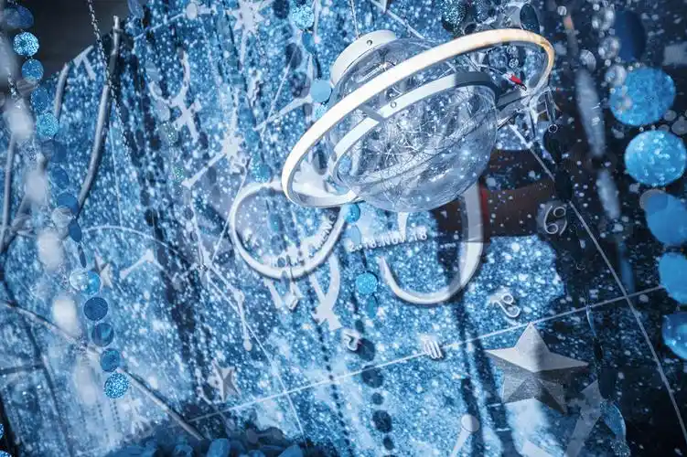 星空婚礼白蓝色风格