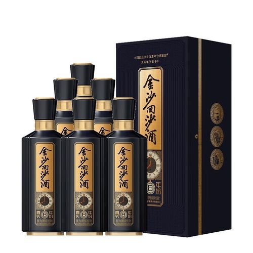 金沙回沙白酒 真实年份酒(8年)500ml 53度酱香型白酒