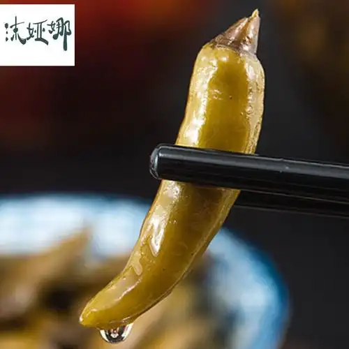 四川泡菜泡青小米椒野山椒小米辣泡椒水泡青辣椒酸辣椒海椒1200