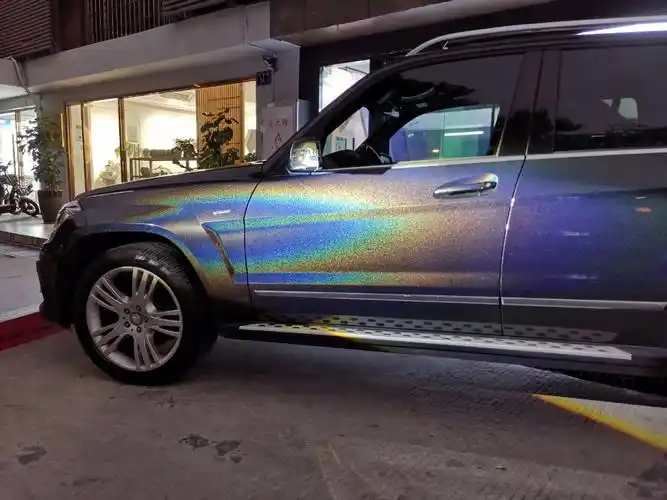 glk老车换新颜七彩镭射黑上身