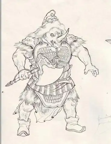 西游记银角大王简笔画