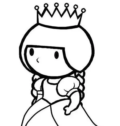 简笔画公主怎么画 简笔画公主怎么画视频