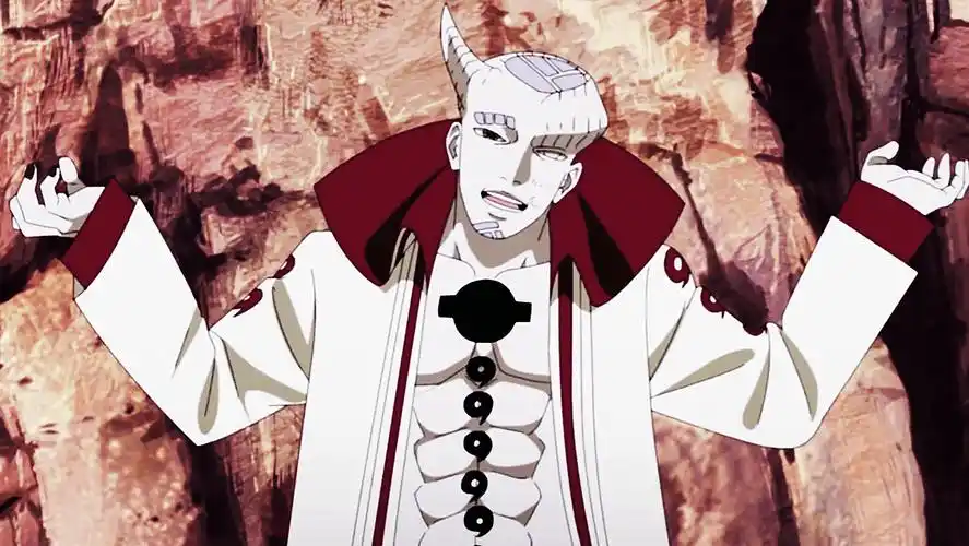 原创博人传217大筒木一式好颜艺即便被鸣人吊打画风依旧绝美