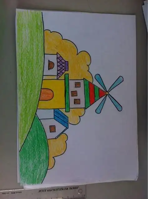 儿童画画房子 儿童画画房子图片大全