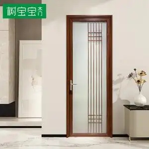 树宝宝卫生间门钛镁合金新中式厨房玻璃门平开门室内阳台门定制门