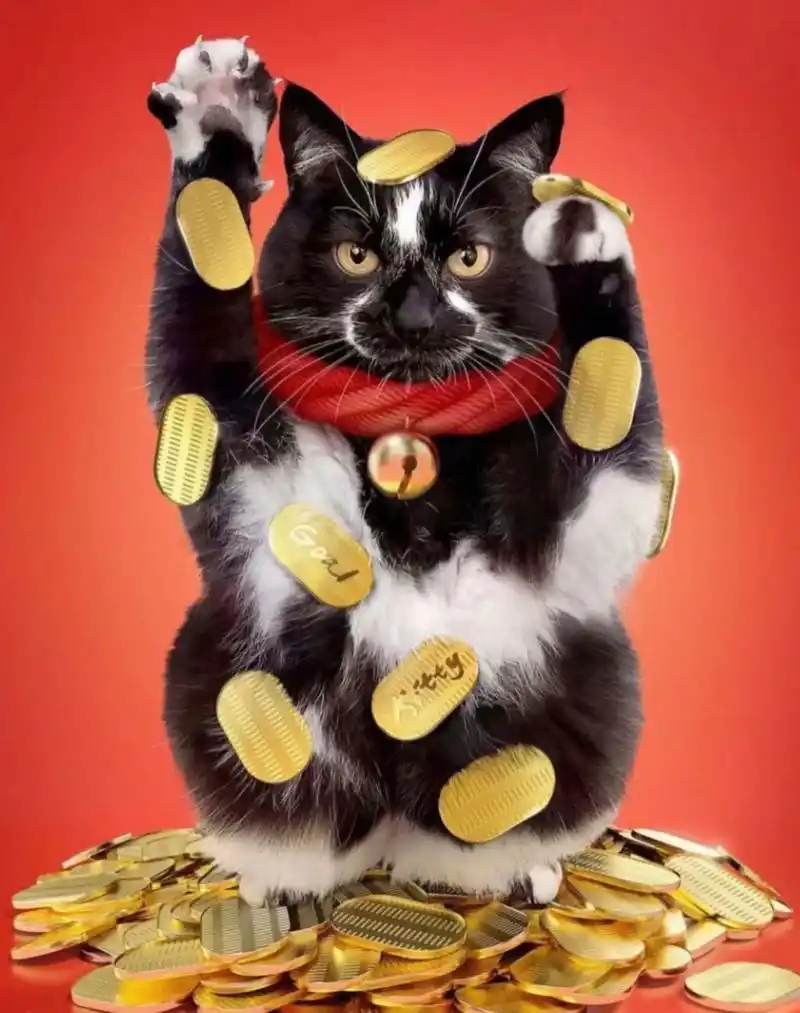 恭喜发财93有趣的招财猫手机壁纸 我家宠物好可爱