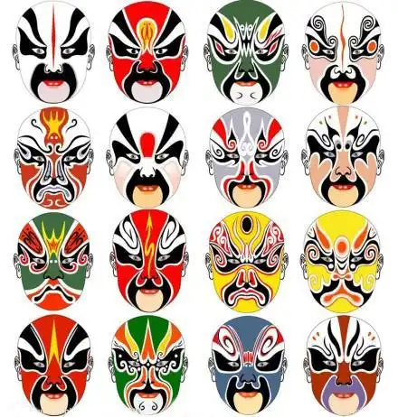 幼儿简单脸谱图片大全简笔画京剧脸谱简笔画大全xg15国潮京剧戏剧脸谱