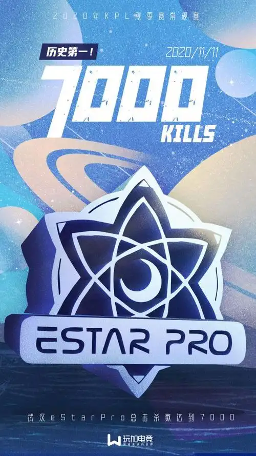 里程碑武汉estarpro成为kpl第一支7000杀战队