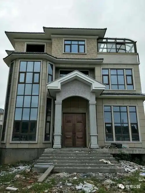 13x95米农村3层别墅落地窗阳光房洋气落地窗阳光房