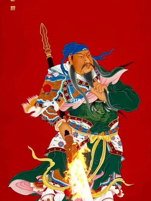 "我的工笔关公《忠义神勇》#传统文化  #国画  #关公  #工笔画  #崔景