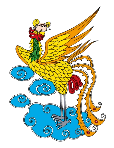 卡通中国吉祥刺青刺绣图案元素