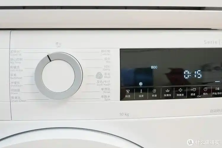 作为一台洗衣多面手,博世(bosch)洗烘套装10 10kg云朵白·极速版的