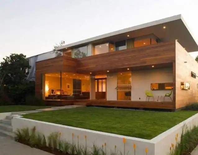 2022木制别墅外观时尚装修设计_装信通网效果图