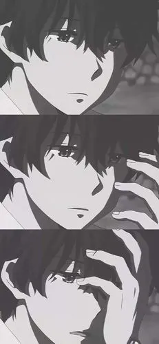 独二男生动漫聊天背景图