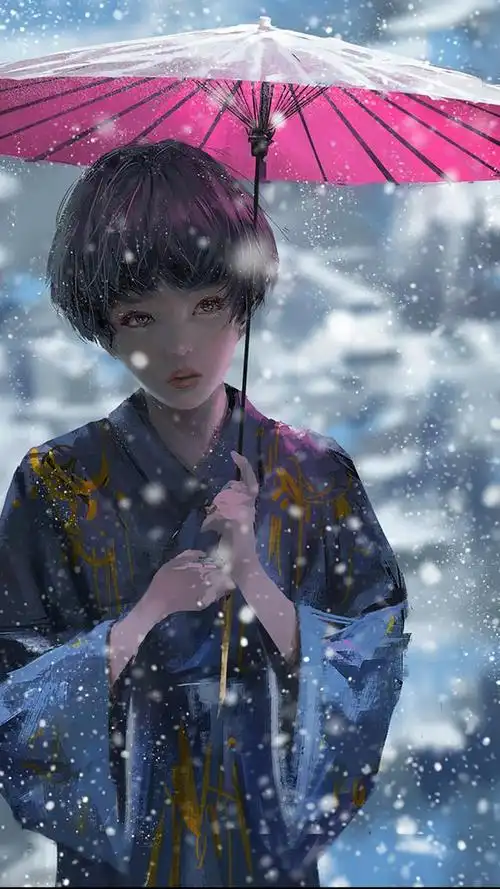 高清动漫壁纸,绝美鬼刀风铃桌面