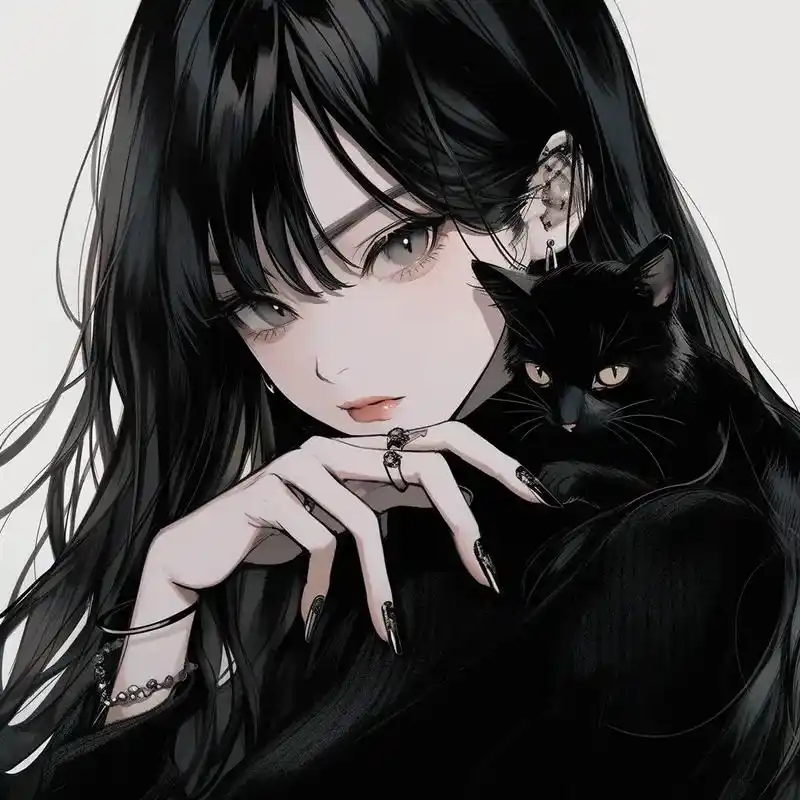 心狠点傲气点 难过就会少一点#高冷御姐动漫头像女#ins小众 - 抖音