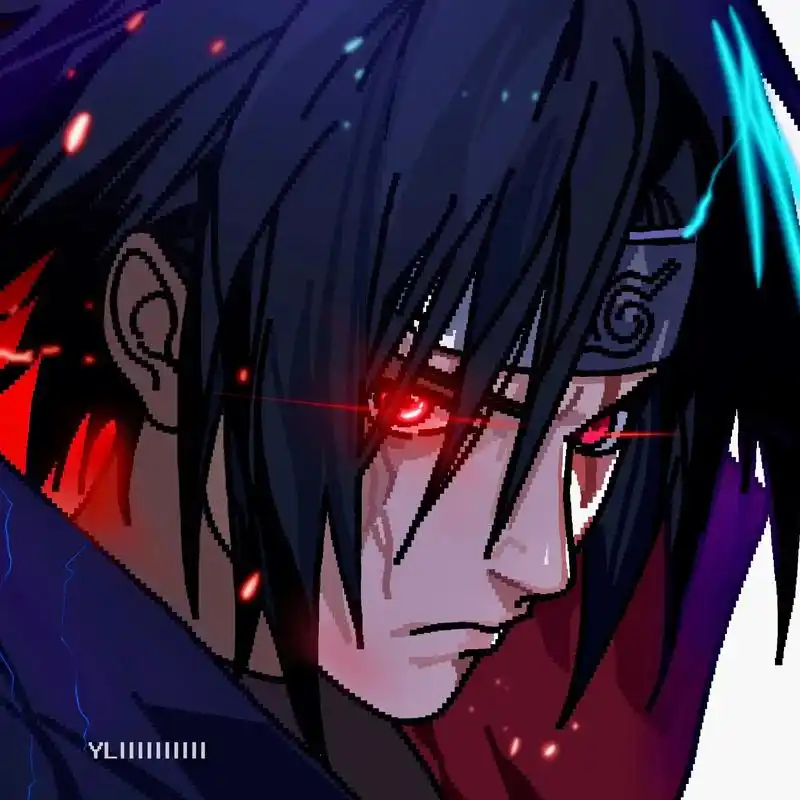 "比比忍术吗"#火影忍者  #佐助 #我爱罗 #像素头像 # - 抖音