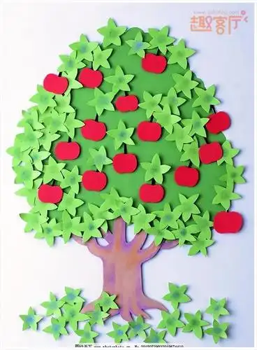 树的手工制作简单漂亮 手工制作树图片
