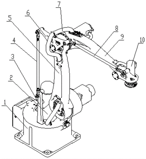 一种四轴码垛机器人的制作方法
