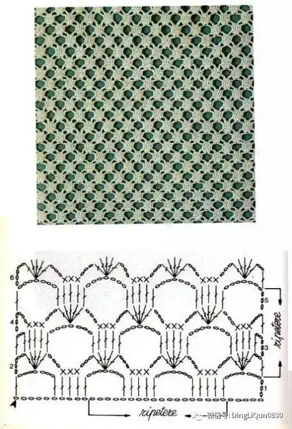 42款美貌的经典镂空钩针花样图解