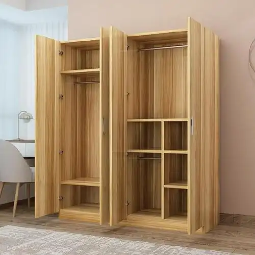 双门衣柜米高被子推拉门储物柜移门定做3门现代简约衣柜