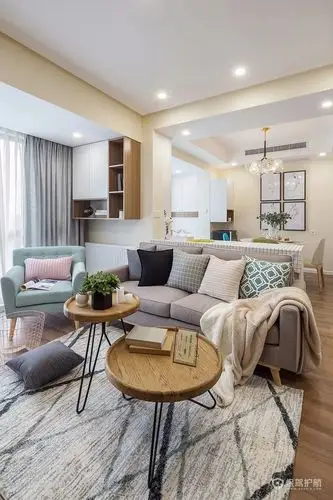 55平一室一厅装修效果图又美又实用的单身公寓