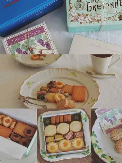 我家吃茶店日本铁盒饼干