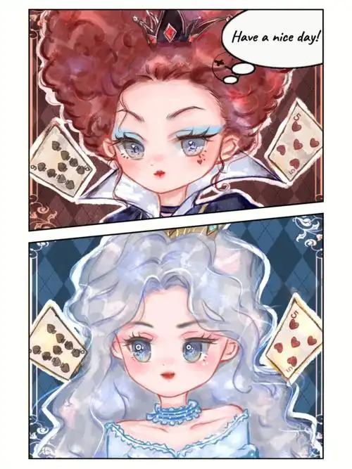 爱丽丝梦游仙境白皇后q版头像