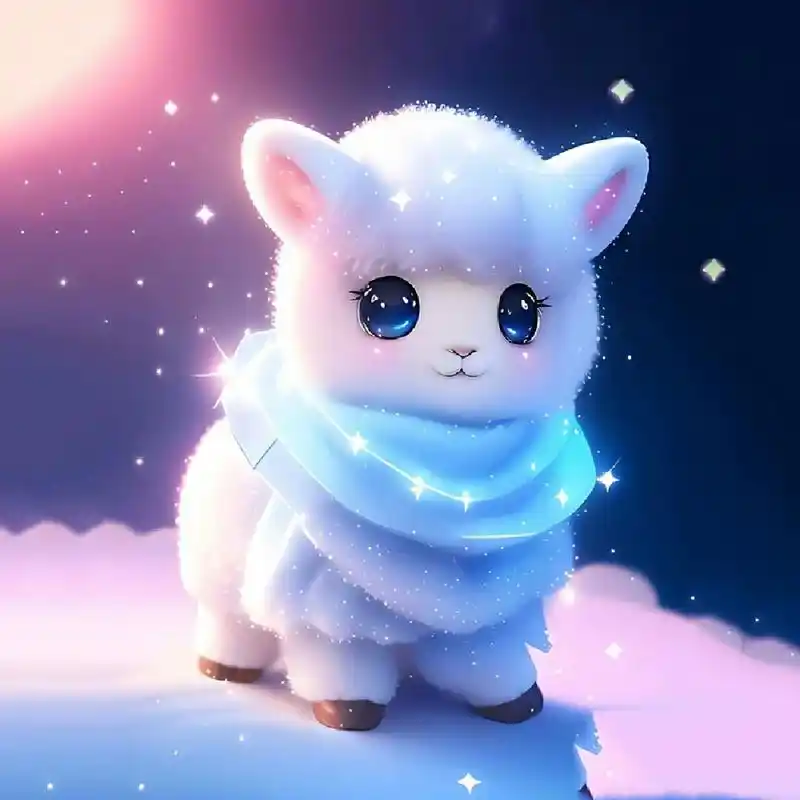 十二生肖羊专属头像.