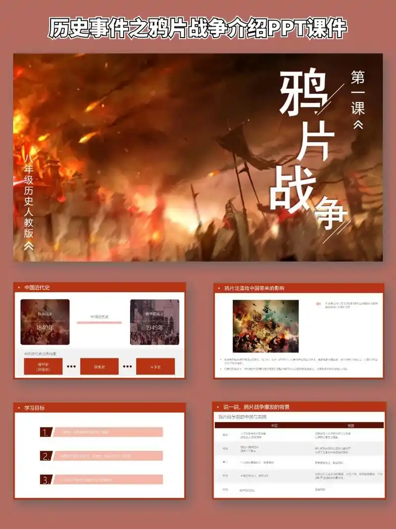 93历史事件之鸦片战争介绍ppt课件.93 历史事件之鸦片战 - 抖音