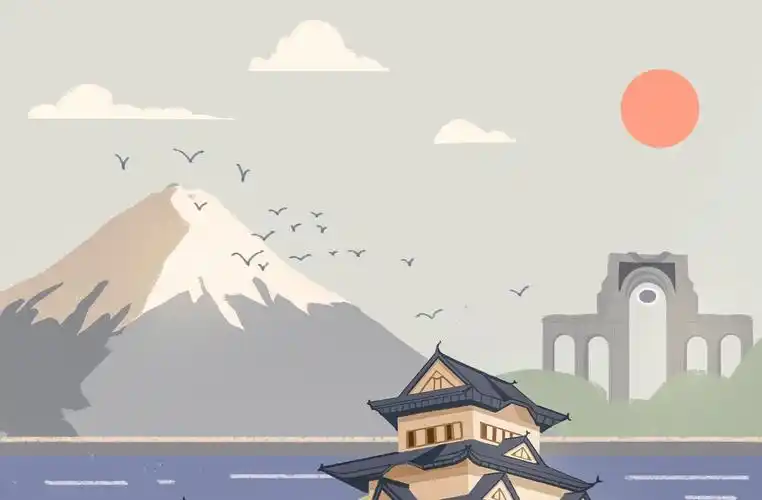 日本热门风景插画|插画|商业插画|tinkle急雨珊珊 - 原创作品 - 站酷