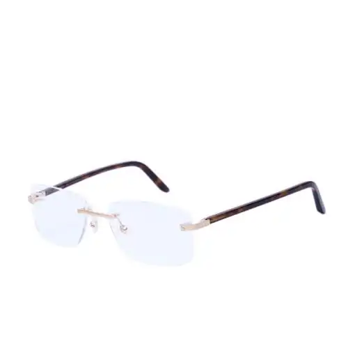 19秋冬新品cartier/卡地亚近视镜男士无框商务款眼镜框架ct0216oa