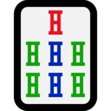 下载emoji麻将牌七饼七筒的高清图片素材