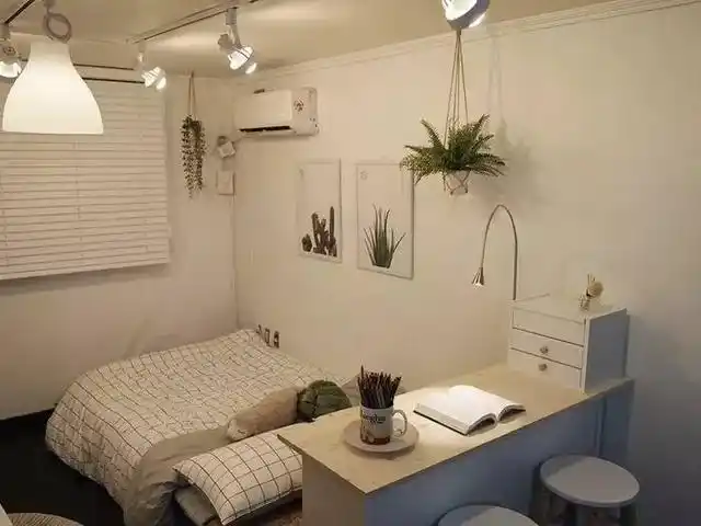 90后妹子花1万元改造出租房小单间也能有客厅餐厅厨房卧室