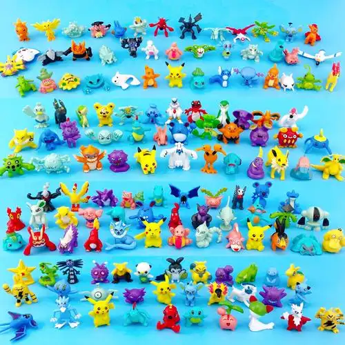 神奇宝贝144款宠物小精灵口袋妖怪 皮卡丘卡通公仔扭扭蛋玩偶摆件