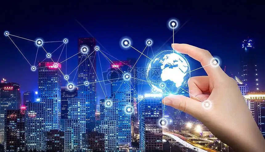 商务科技感金融经济商业海报背景素材