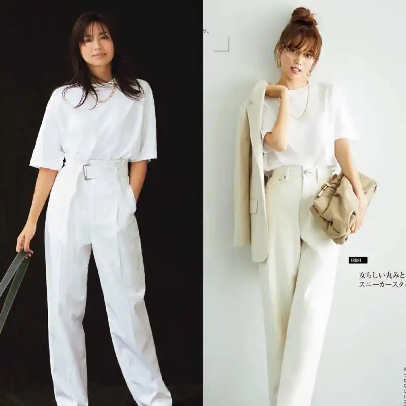 原创夏天真的不能少了白t恤原来搭配对了时尚出众提升气质