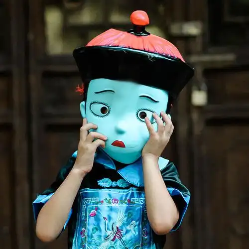 万圣节儿童服装男童cos僵尸角色扮演演出服女童装扮服饰儿童演出服