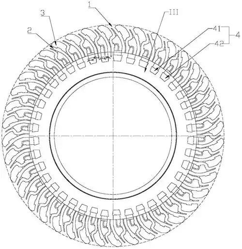 一种越野汽车专用花纹轮胎